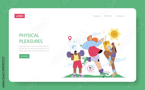 Human Values. Flat Vector Illustration
