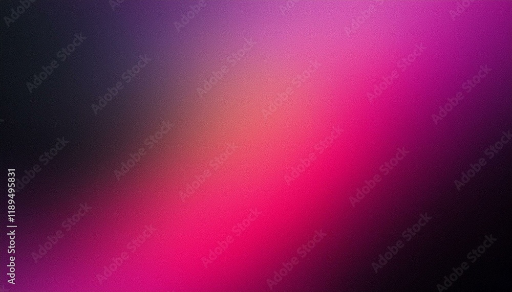 Fototapeta premium black pink gradient background grainy noise texture backdrop abstract poster banner header design color gradient ombre colourful multicolor mix iridescent vibrant hard grain blur grungy