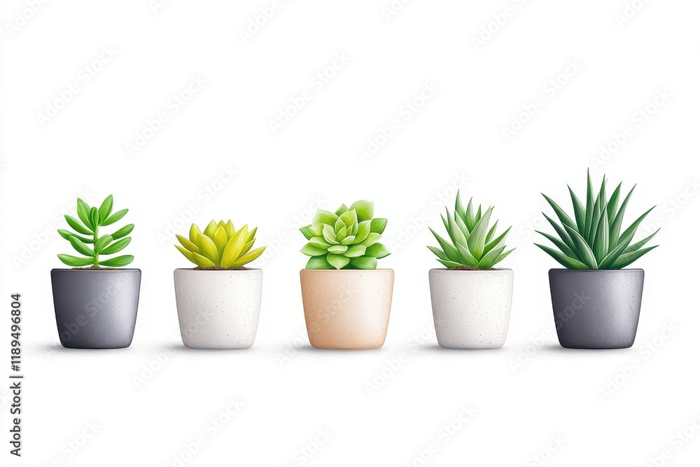 Vibrant Collection of Potted Succulents for Home Decor Inspiration Vibrant Collection of Potted Succulents for Home Decor Inspiration