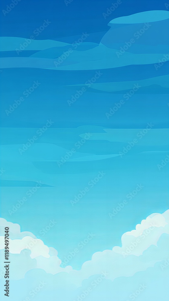 blue sky background with clouds, lofi vertical blue sky background with clouds, lofi vertical