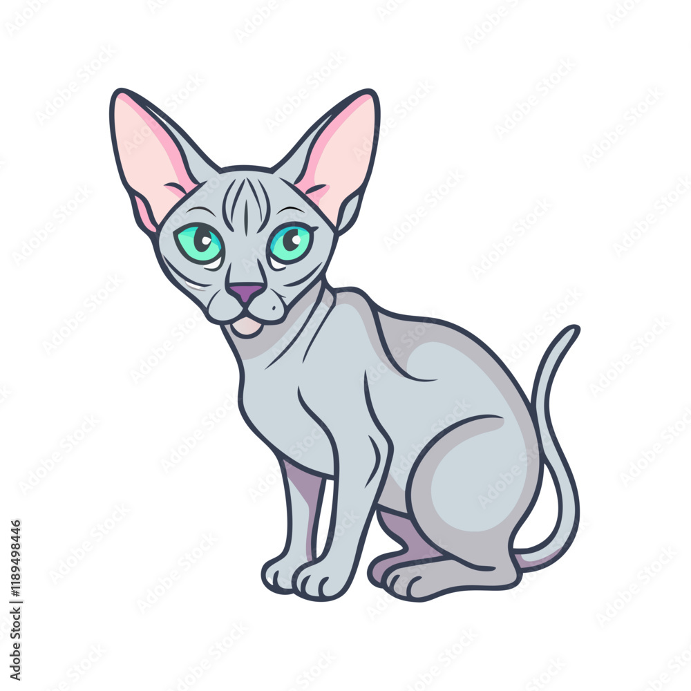sphynx cat vector icon, sphynx cat vector illustration - simple illustration of sphynx cat, perfect for logos sphynx cat sphynx cat vector icon, sphynx cat vector illustration - simple illustration of sphynx cat, perfect for logos sphynx cat