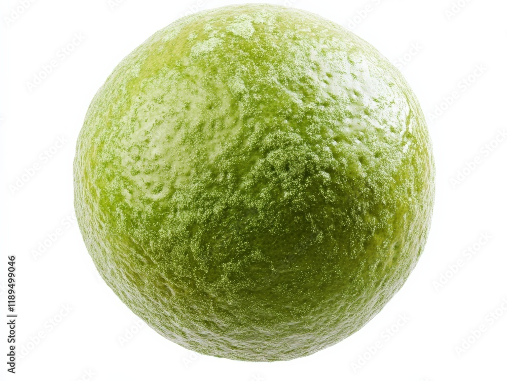 close up of a textured green fruit against a white background close up of a textured green fruit against a white background