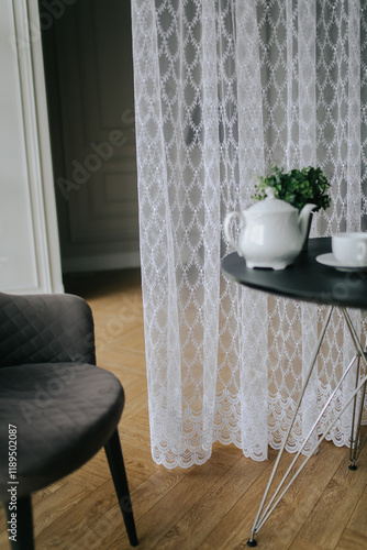 tulle in the interior