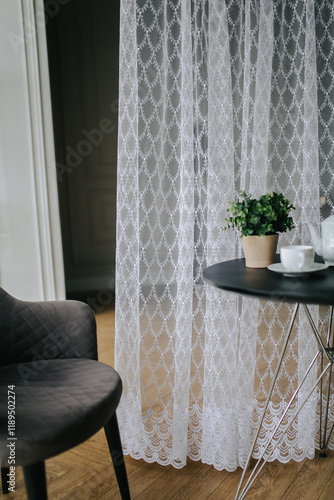 tulle in the interior