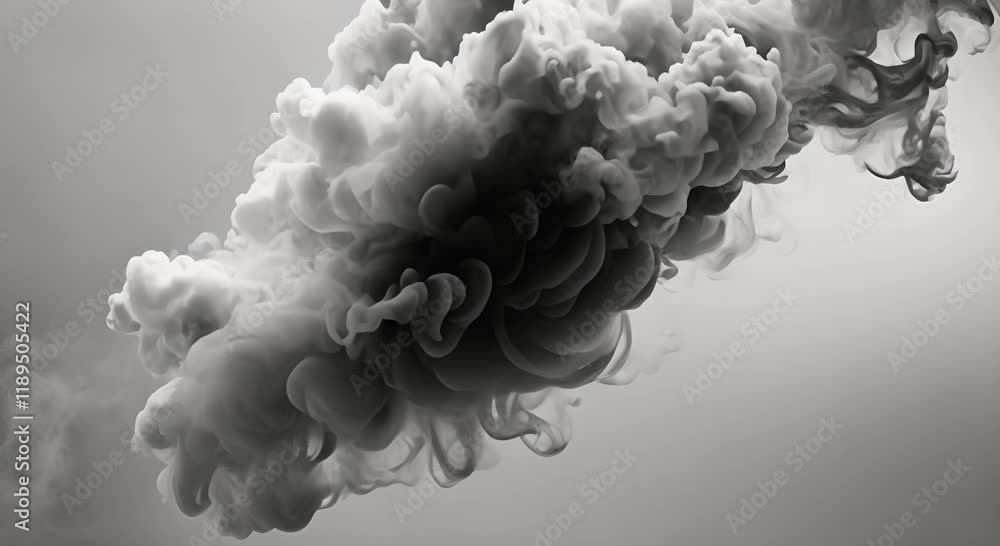 Black and white fluid smoke movement Color Burst white smoke powder explosion fluid ink paint particles slow motion alpha matte isolated on black video Abstract effect for copy space flowing 4K Black and white fluid smoke movement Color Burst white smoke powder explosion fluid ink paint particles slow motion alpha matte isolated on black video Abstract effect for copy space flowing 4K