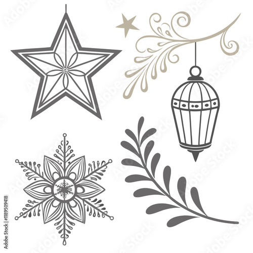 bird cage and flowers vector sheet 