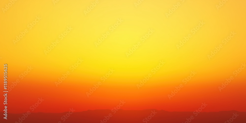 Golden sun setting behind distant mountains, with ample copy space. Golden sun setting behind distant mountains, with ample copy space.