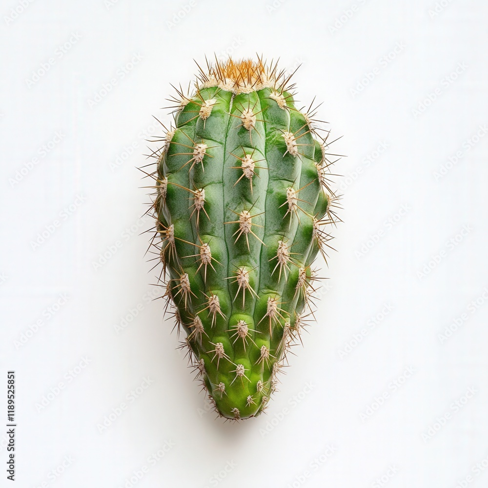 close up of a green cactus with sharp spines close up of a green cactus with sharp spines