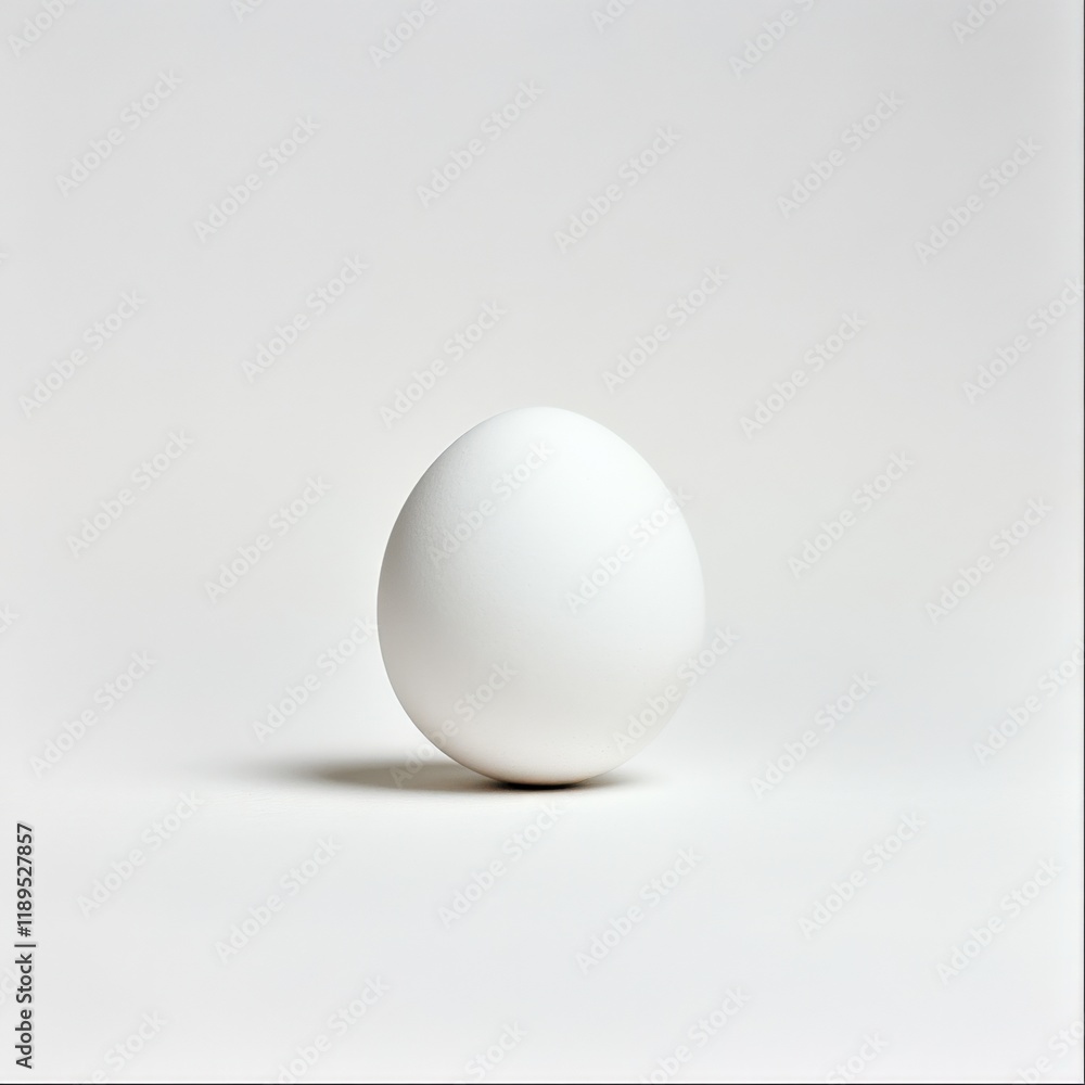 white egg on white surface white egg on white surface
