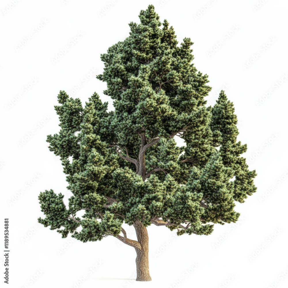 Fototapeta premium isolated tree on a white background