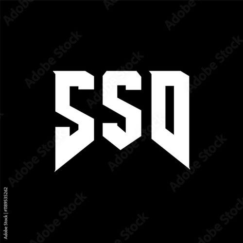 SSD letter logo design for technology company. SSD logo design black and white color combination. SSD logo, SSD vector, SSD design, SSD icon, SSD alphabet. SSD typography logo design.