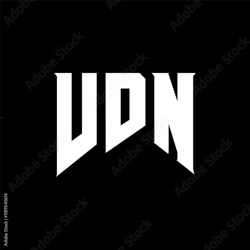 VDN letter logo design for technology company. VDN logo design black and white color combination. VDN logo, VDN vector, VDN design, VDN icon, VDN alphabet. VDN typography logo design.