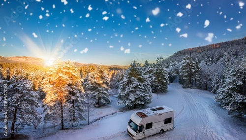 Winter Trails and Sunlit Snowflakes: A Unique RV Expedition