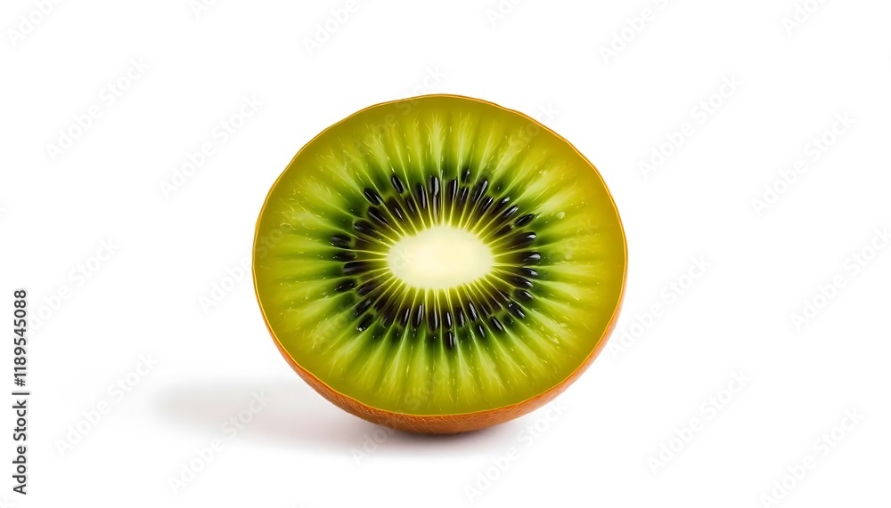 Juicy Kiwi Slice: A Vibrant Close-Up in Crisp Detail Juicy Kiwi Slice: A Vibrant Close-Up in Crisp Detail
