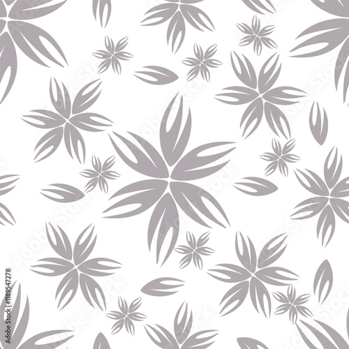 Hand drawn colourful florals Seamless pattern. Abstract Florals pattern. Colourful background. Designed for paper, cover, fabric, decor, wall paper and etc.