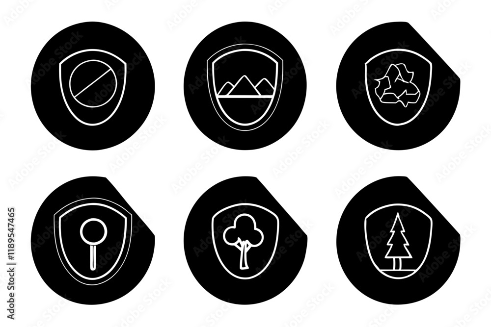 minimalist wildlife icons, graphic silhouettes, vector-style illustrations, minimalist wildlife icons, graphic silhouettes, vector-style illustrations,