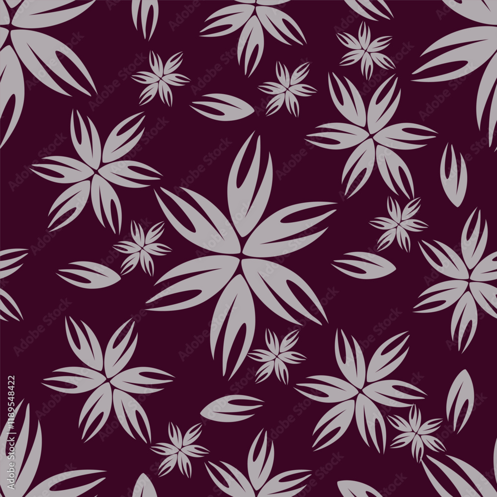 Abstract hand drawn flowers, seamless patterns with floral for fabric, textiles, clothing, poster, cover, banner, wall art, home decor, background. Vector illustration Abstract hand drawn flowers, seamless patterns with floral for fabric, textiles, clothing, poster, cover, banner, wall art, home decor, background. Vector illustration