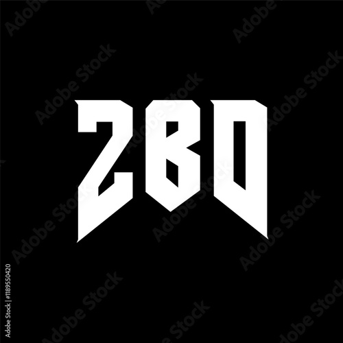 ZBD letter logo design for technology company. ZBD logo design black and white color combination. ZBD logo, ZBD vector, ZBD design, ZBD icon, ZBD alphabet. ZBD typography logo design.