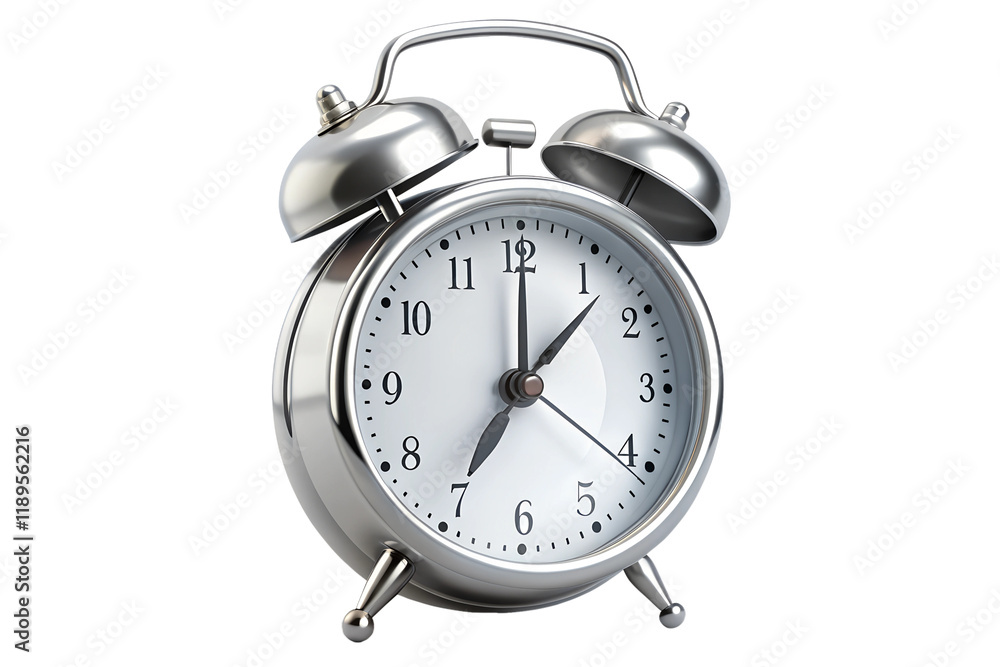 old alarm clock isolated on white background .Transparent PNG old alarm clock isolated on white background .Transparent PNG