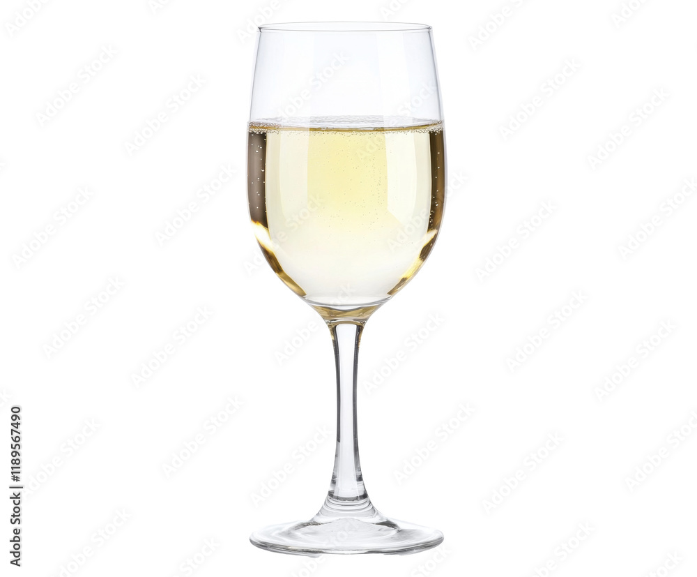 Elegant Champagne Glass - A Celebration in a Single Sip , isolated on white background PNG Elegant Champagne Glass - A Celebration in a Single Sip , isolated on white background PNG