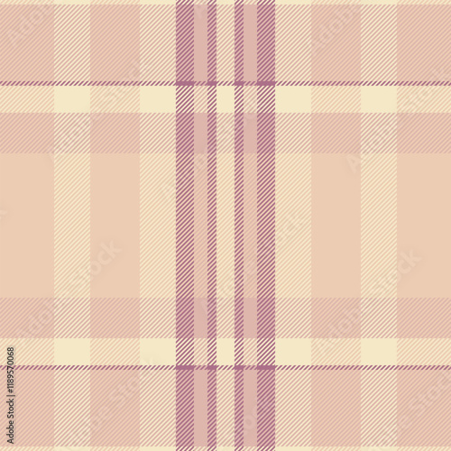 Elegant pastel plaid pattern in beige and mauve.  Perfect for textile design, website backgrounds, or stationery. Soft, muted tones create a sophisticated and calming aesthetic.