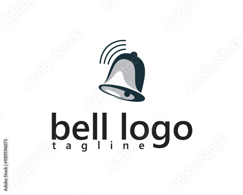 creative modern bell, logo design template