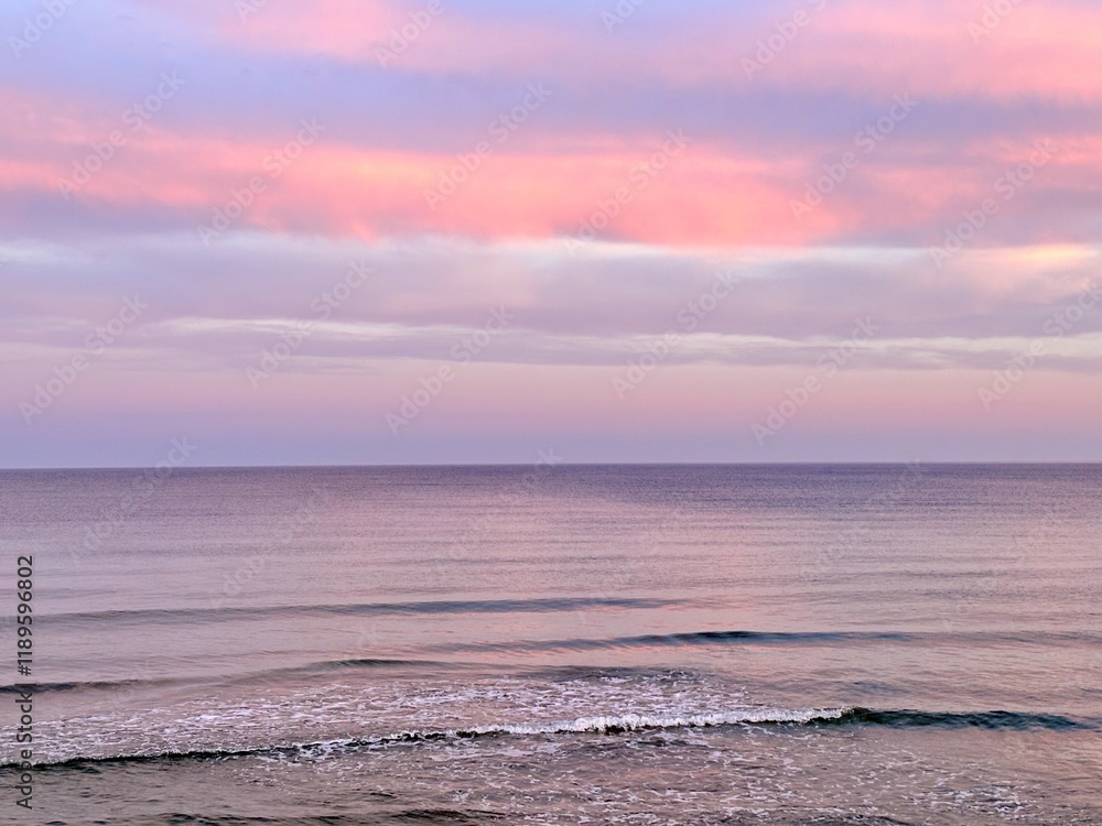 purple sunset on the beach in Bulgaria purple sunset on the beach in Bulgaria