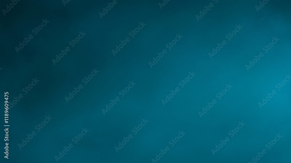Obraz premium Abstract Teal Green Background Texture Subtle Gradient Deep Blue