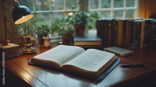 Study session with books, coffee, and stationary on a rustic wooden table
