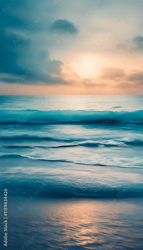 Fototapeta premium sunset on the sea