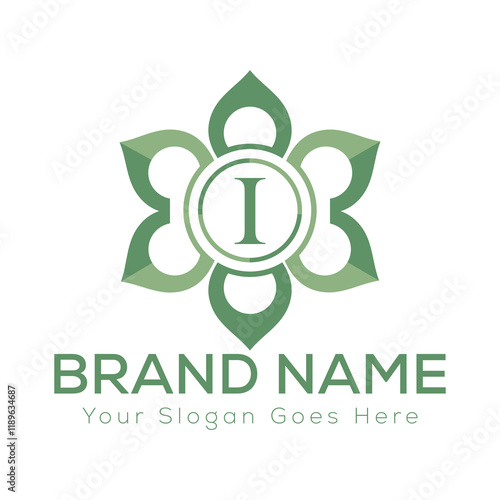 Luxury Laurel Wreath Letter Logo Design with Hexagon Frame for Zesty Branding
