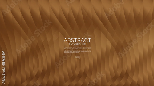 Brown abstract background, wave graphic, Geometric vector, Minimal Texture, web background, Brown cover design, flyer template, banner, wall decoration, wallpaper, Brown background vector photo