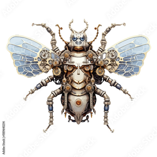 bug isolated on white