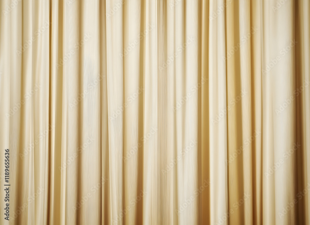 Obraz premium Beige Curtains Texture: Elegant Drapery Background