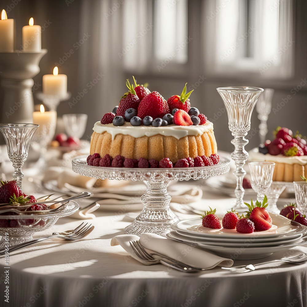 delicious wedding cake with berries, fruits and berries delicious wedding cake with berries, fruits and berries