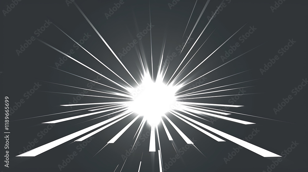 Obraz premium Bright light at the end of tunnel