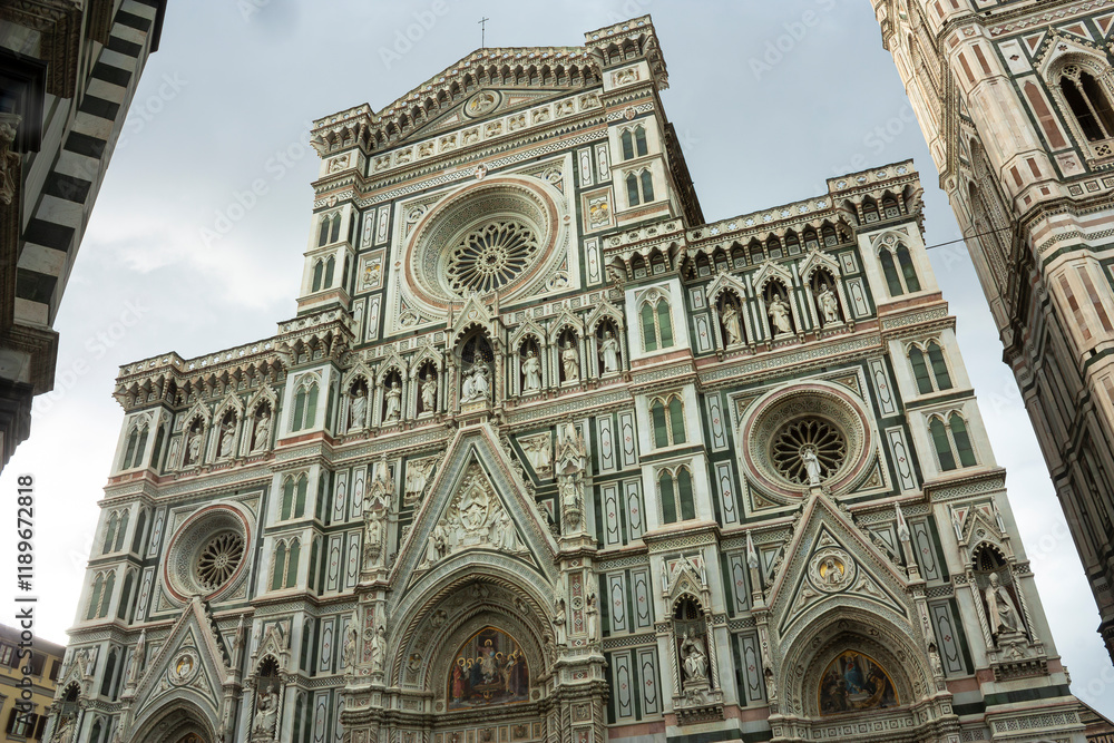 Partial view of the Duomo of Florence