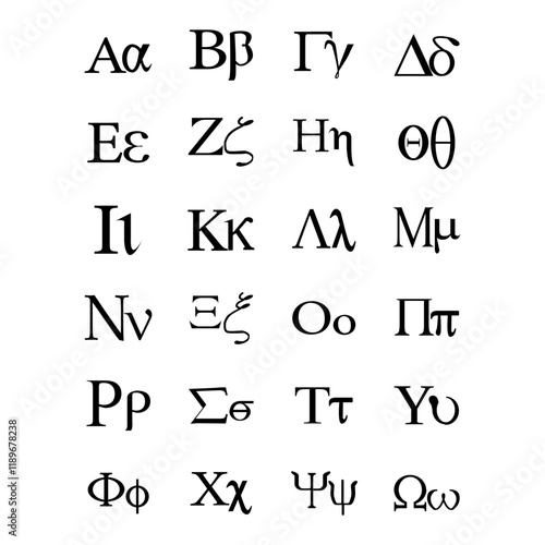Alphabet yunani icon