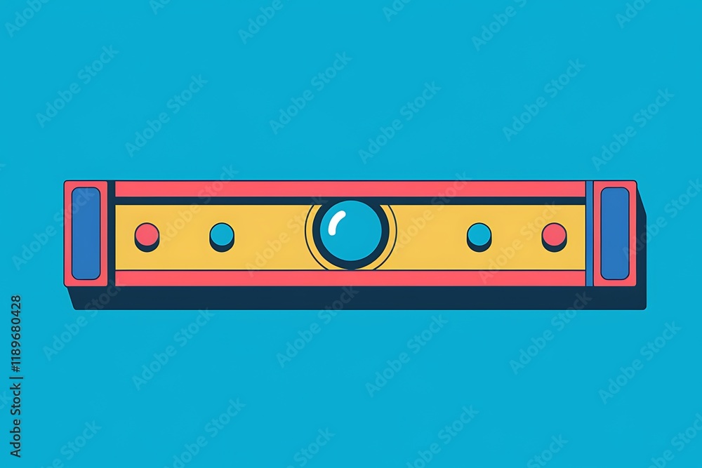 Fototapeta premium Leveling Tool, Spirit Level, Construction, Measurement, Precise, Tool, Accuracy, Bubble, Equipment, 