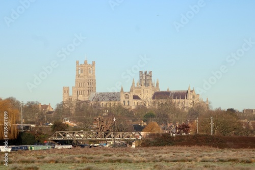 Ely Cathedral, Cambridgeshire, viewed from the south-east. photo