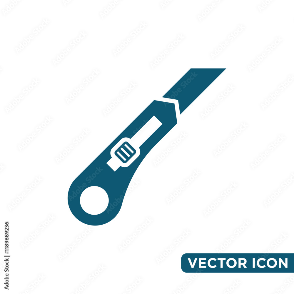 Simple Cutter Icon Design Template Simple Cutter Icon Design Template