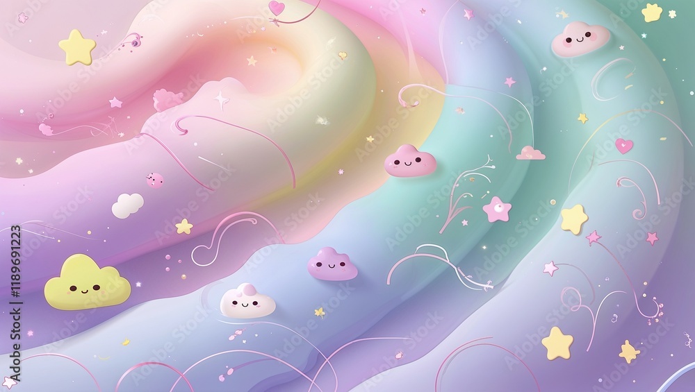 Soft Whimsical Pastel Rainbow Hues Blend Together in a Dreamy and Harmonious Flow, Creating a Serene and Enchanting Visual Experience Filled with Calm and Delicate Beauty Soft Whimsical Pastel Rainbow Hues Blend Together in a Dreamy and Harmonious Flow, Creating a Serene and Enchanting Visual Experience Filled with Calm and Delicate Beauty