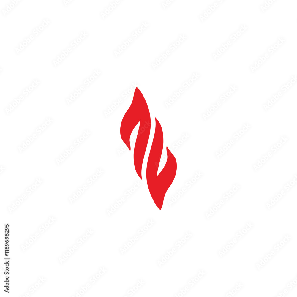 Letter Z fires geometric symbol simple logo vector Letter Z fires geometric symbol simple logo vector