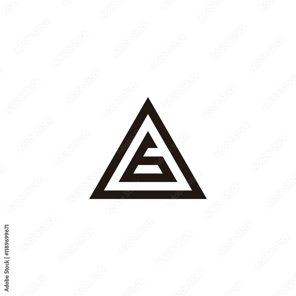 Number 0 and 6 triangle geometric symbol simple logo vector Number 0 and 6 triangle geometric symbol simple logo vector