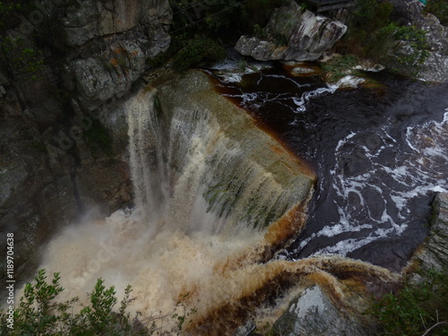 waterfall on the river