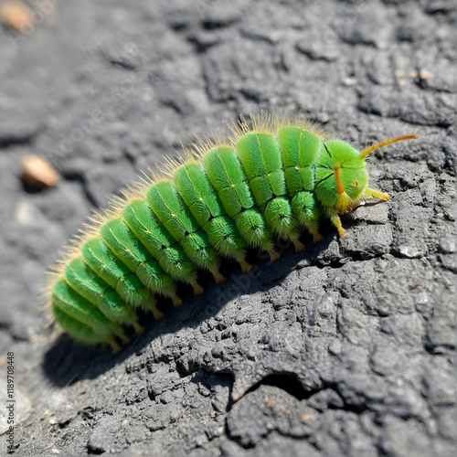 Green Lunar Caterpillar photo