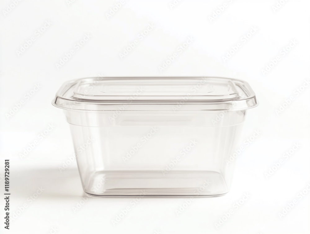 Square Clear Plastic Food Container with Lid Square Clear Plastic Food Container with Lid