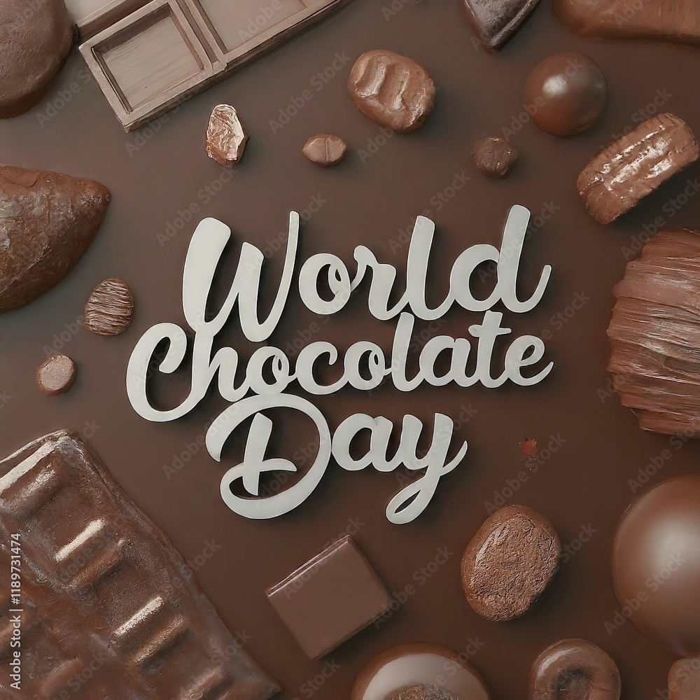 world chocolate day background world chocolate day background