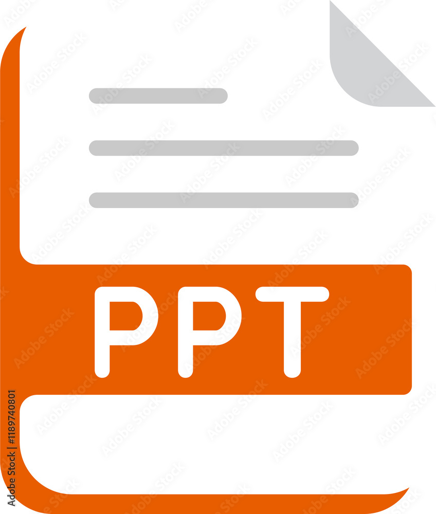 Graphic of PPT Presentation File Icon Graphic of PPT Presentation File Icon