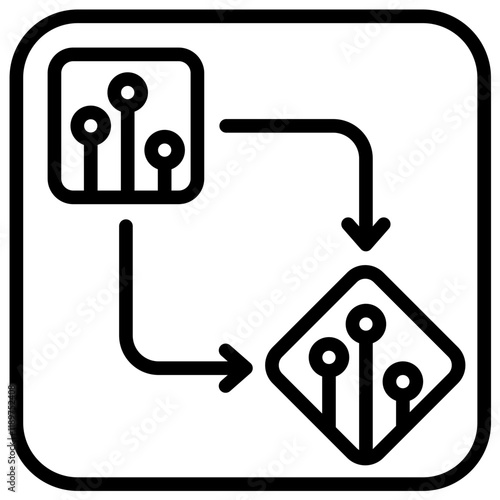 Model Interpretability Icon Lineal Syle photo